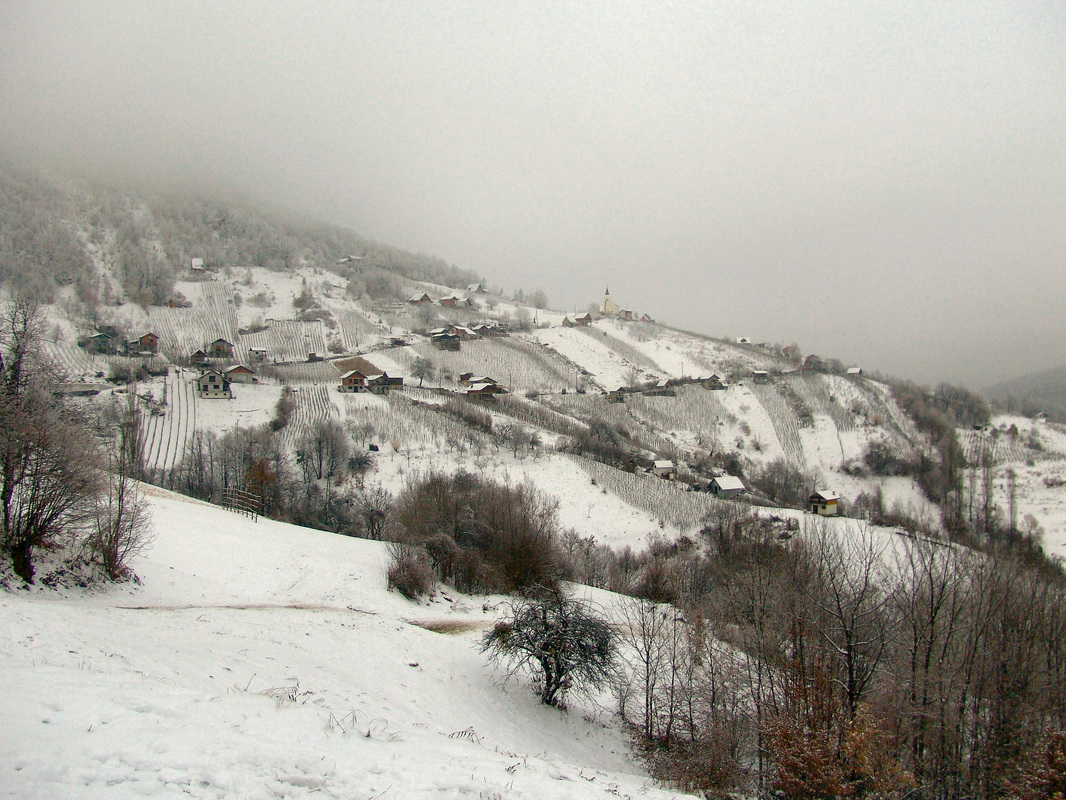 Brdski dio sela Braslovlja, na obroncima Oštrca