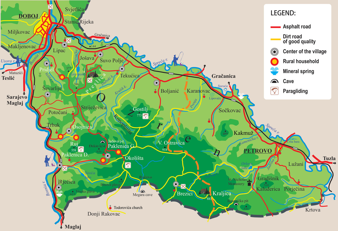 turistička karta slovenije Karte   besplatne online   DINARSKO GORJE turistička karta slovenije