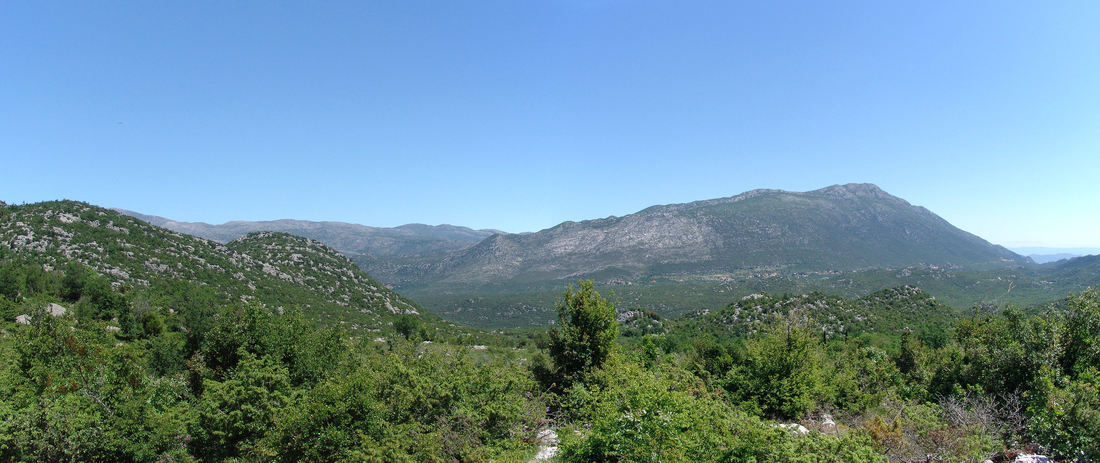 Pogled iz okolice Kljenka prema Matokitu