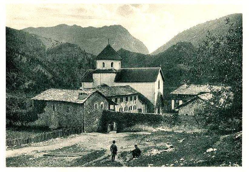 Stara fotografija manastira Morače