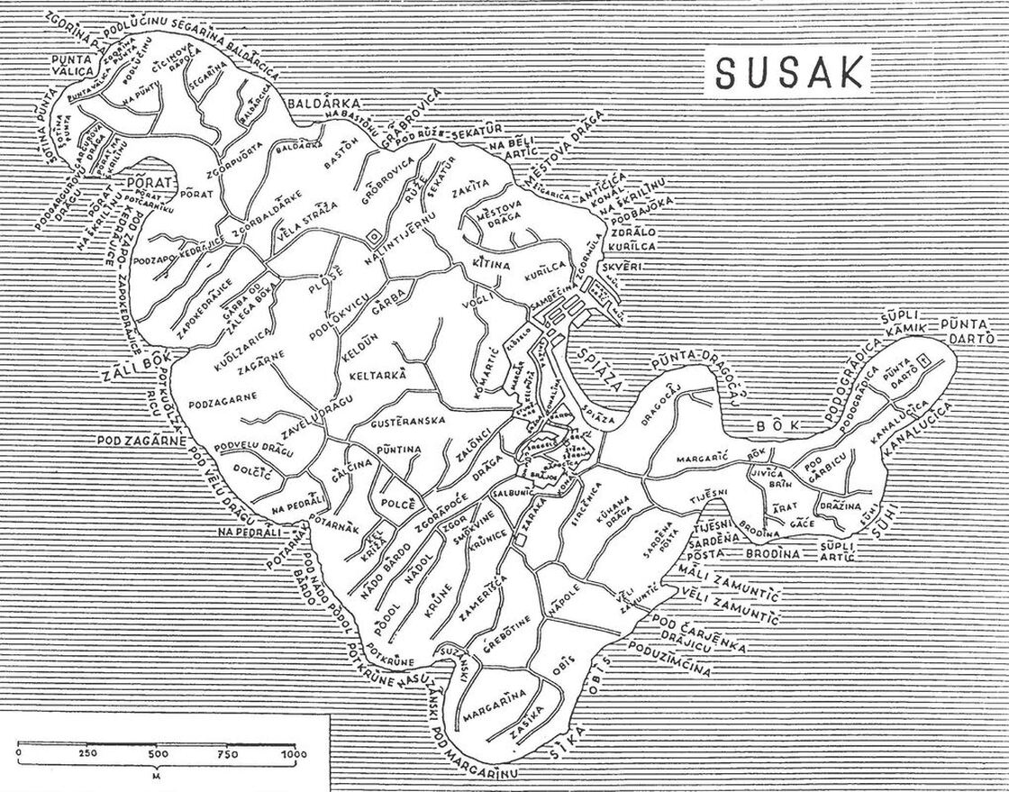 Toponimija otoka Suska