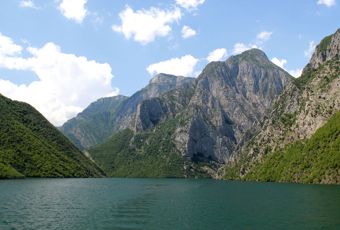 Jezero Koman na rjeci Drim (Drin)