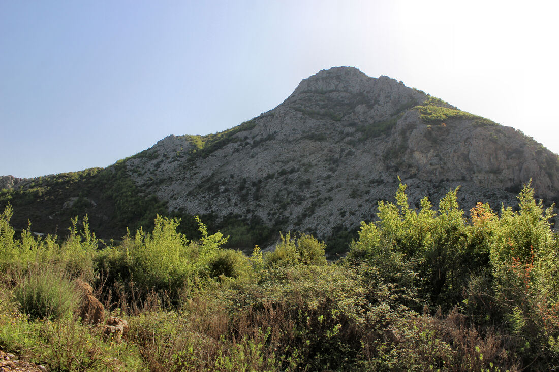 Pogled na sjeveroistočnu padinu brda Drishta