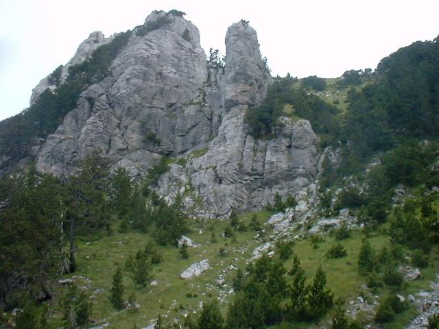 Kalaja e Shtegut të Dhenëve. Izvor fotografije: Albanska agencija za zaštitu prirode (AKZM)