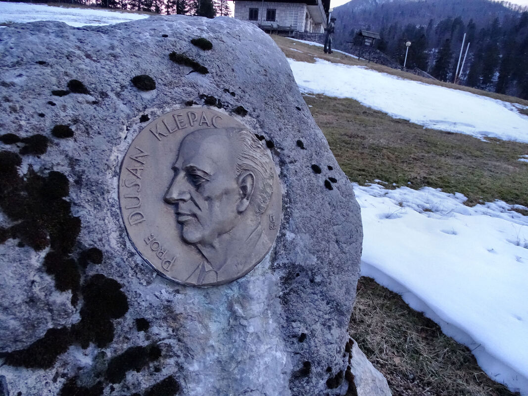 Medaljon na spomeniku Dušanu  Klepcu