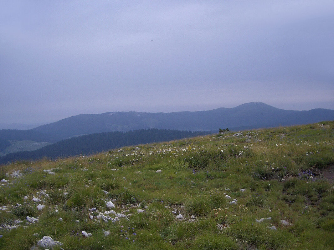 Pogled s Cincara na greben Osječenice