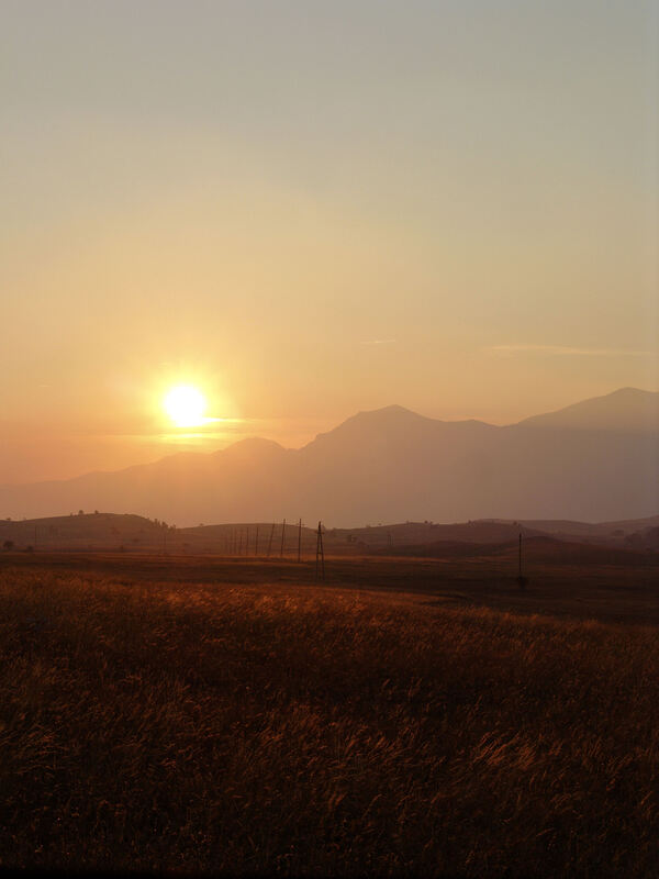 Zalazak sunca nad Pivskom planinom