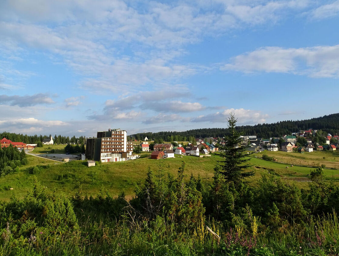 Pogled na gradić Žabljak