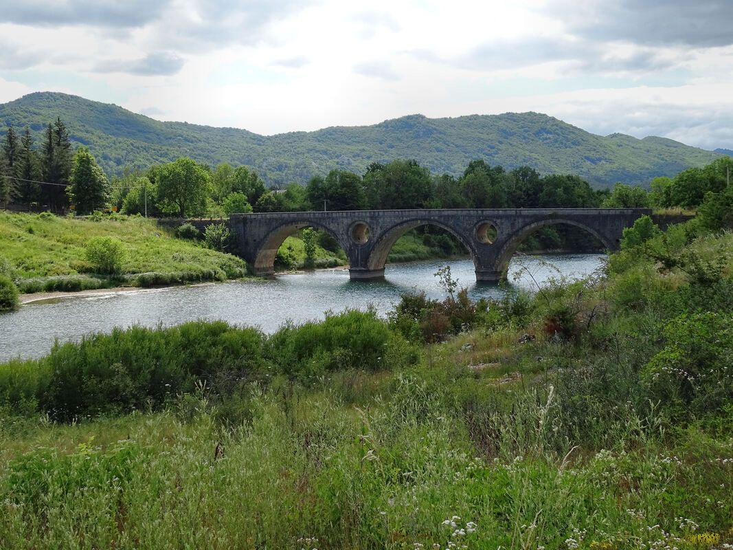 Kosinjski most, pogled iz smjera istoka