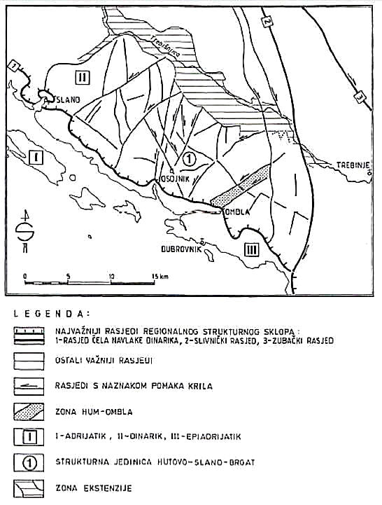 Strukturni sklop (tektonika) šireg područja Vlaštice